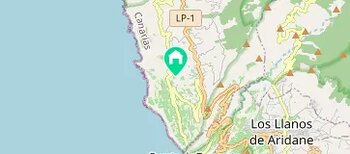 Villa Nerea: Ferienhaus mit Pool und tropischem Palmengarten in Tijarafe auf La Palma