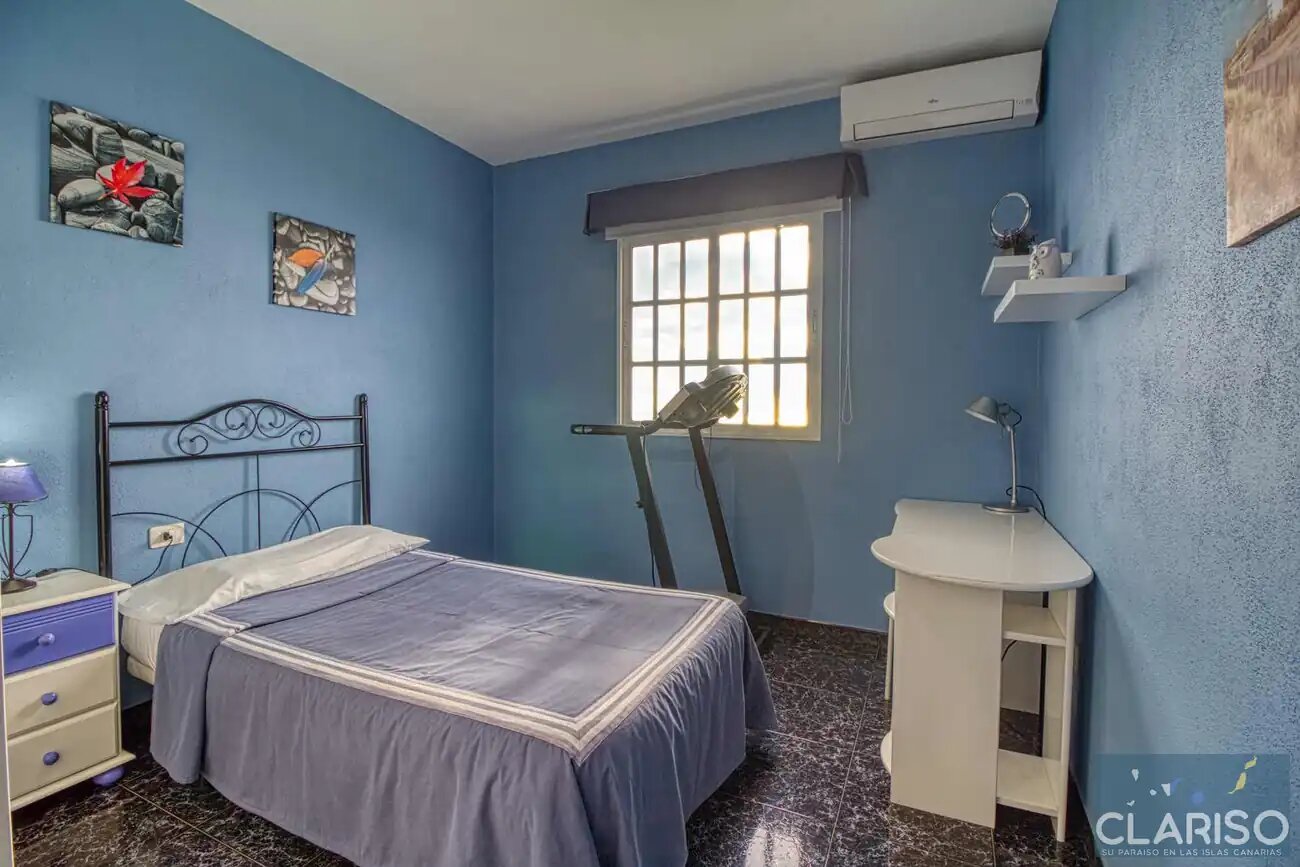 Villa La Hoya: Ferienhaus mit Eckbadewanne und Meerblick am Ende einer Sackgasse in Tijarafe auf La Palma