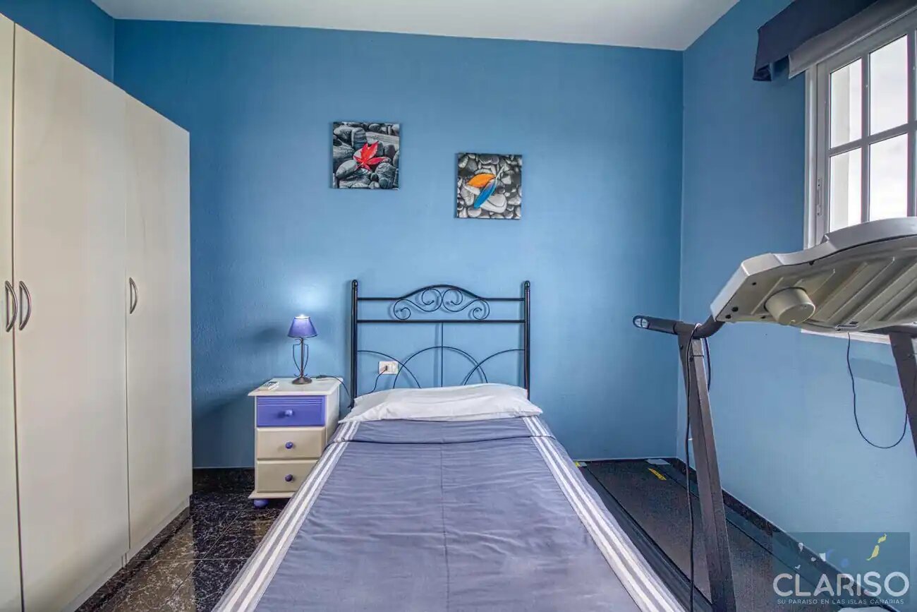 Villa La Hoya: Ferienhaus mit Eckbadewanne und Meerblick am Ende einer Sackgasse in Tijarafe auf La Palma
