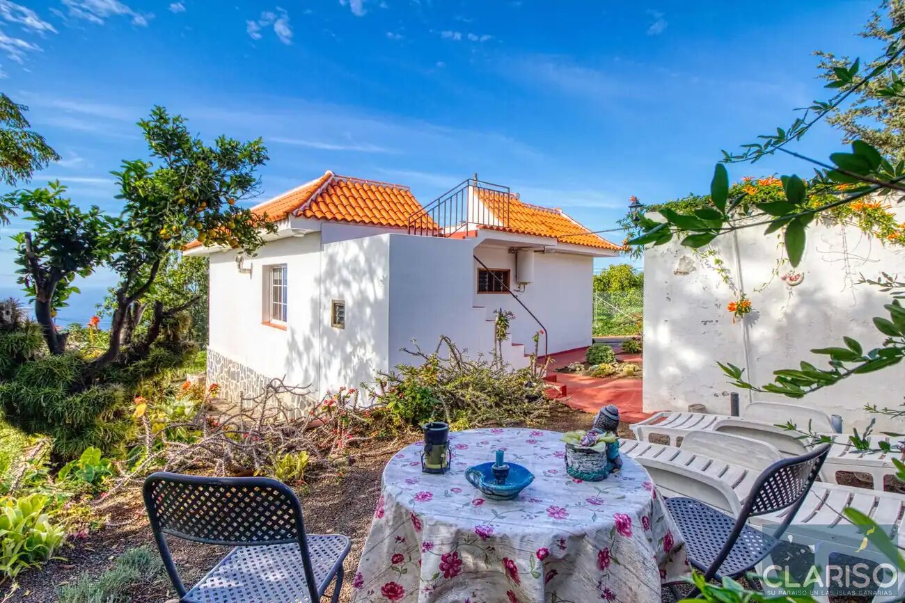 Casa Lulu: Ferienhaus mit Naturblick und Dachterrasse in Tijarafe auf La Palma