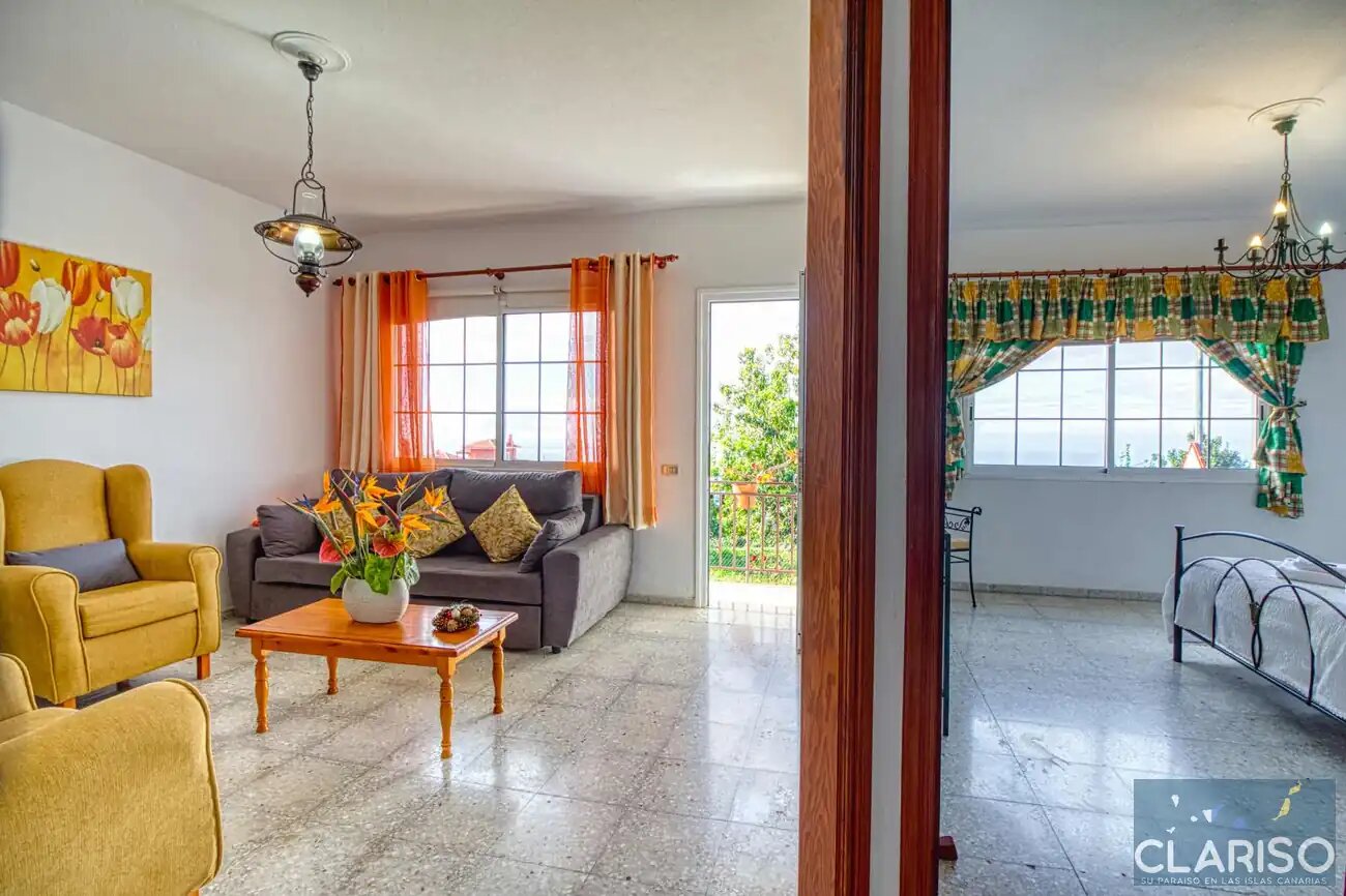 Casa Lulu: Ferienhaus mit Naturblick und Dachterrasse in Tijarafe auf La Palma