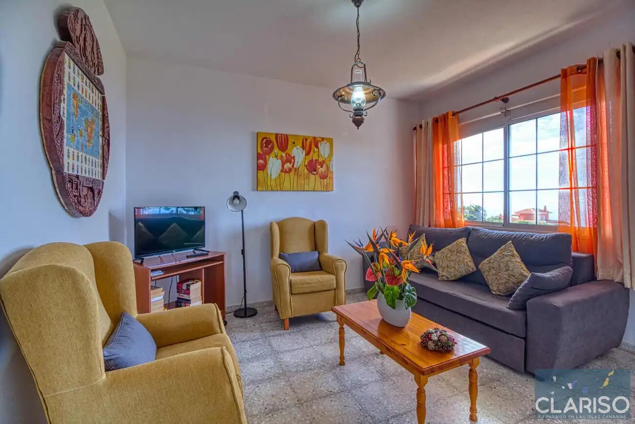 Casa Lulu: Ferienhaus mit Naturblick und Dachterrasse in Tijarafe auf La Palma