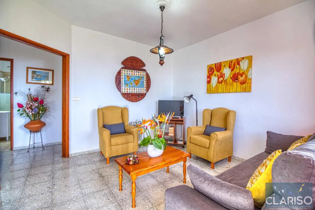 Casa Lulu: Ferienhaus mit Naturblick und Dachterrasse in Tijarafe auf La Palma