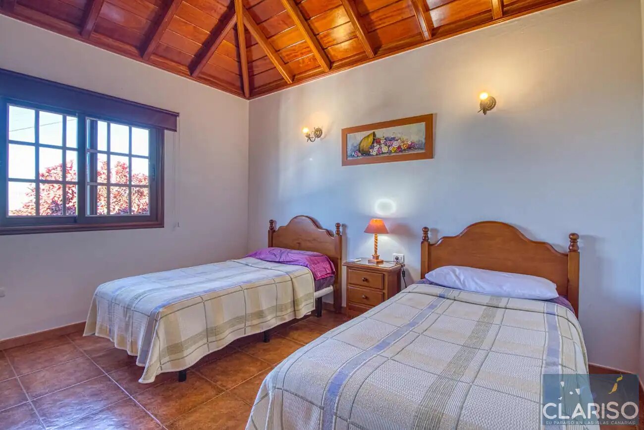 Villa Sol: Ferienhaus mit Pool und Atlantikblick in La Punta, Tijarafe auf La Palma