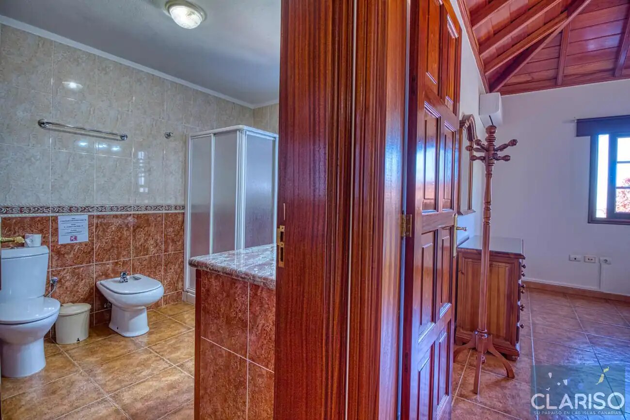 Villa Sol: Ferienhaus mit Pool und Atlantikblick in La Punta, Tijarafe auf La Palma