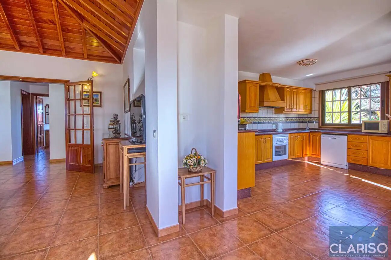 Villa Sol: Ferienhaus mit Pool und Atlantikblick in La Punta, Tijarafe auf La Palma