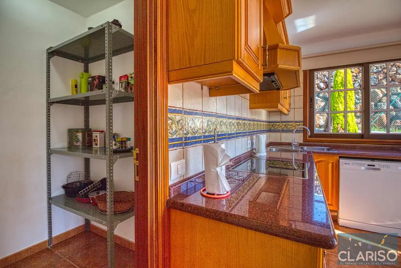 Villa Sol: Ferienhaus mit Pool und Atlantikblick in La Punta, Tijarafe auf La Palma