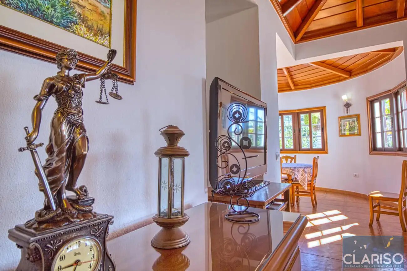 Villa Sol: Ferienhaus mit Pool und Atlantikblick in La Punta, Tijarafe auf La Palma