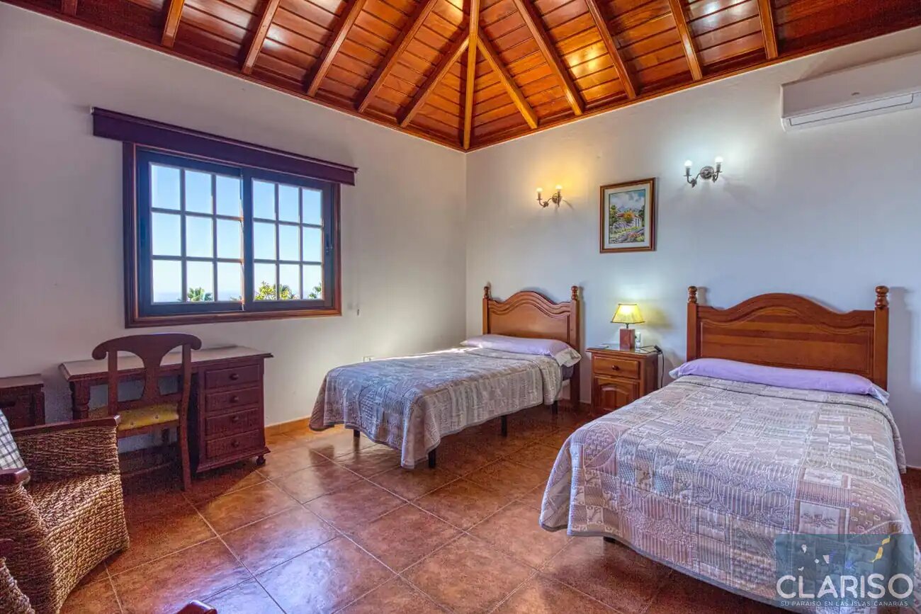 Villa Sol: Ferienhaus mit Pool und Atlantikblick in La Punta, Tijarafe auf La Palma