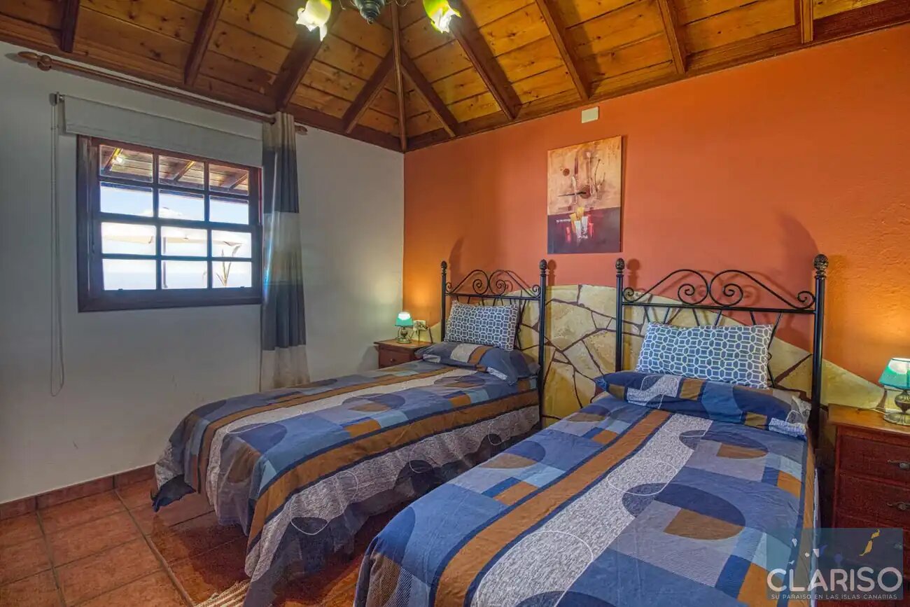 Casa Victor: Kanarisches Ferienhaus mit Kamin und Sternenhimmel auf 890 m in Tijarafe auf La Palma