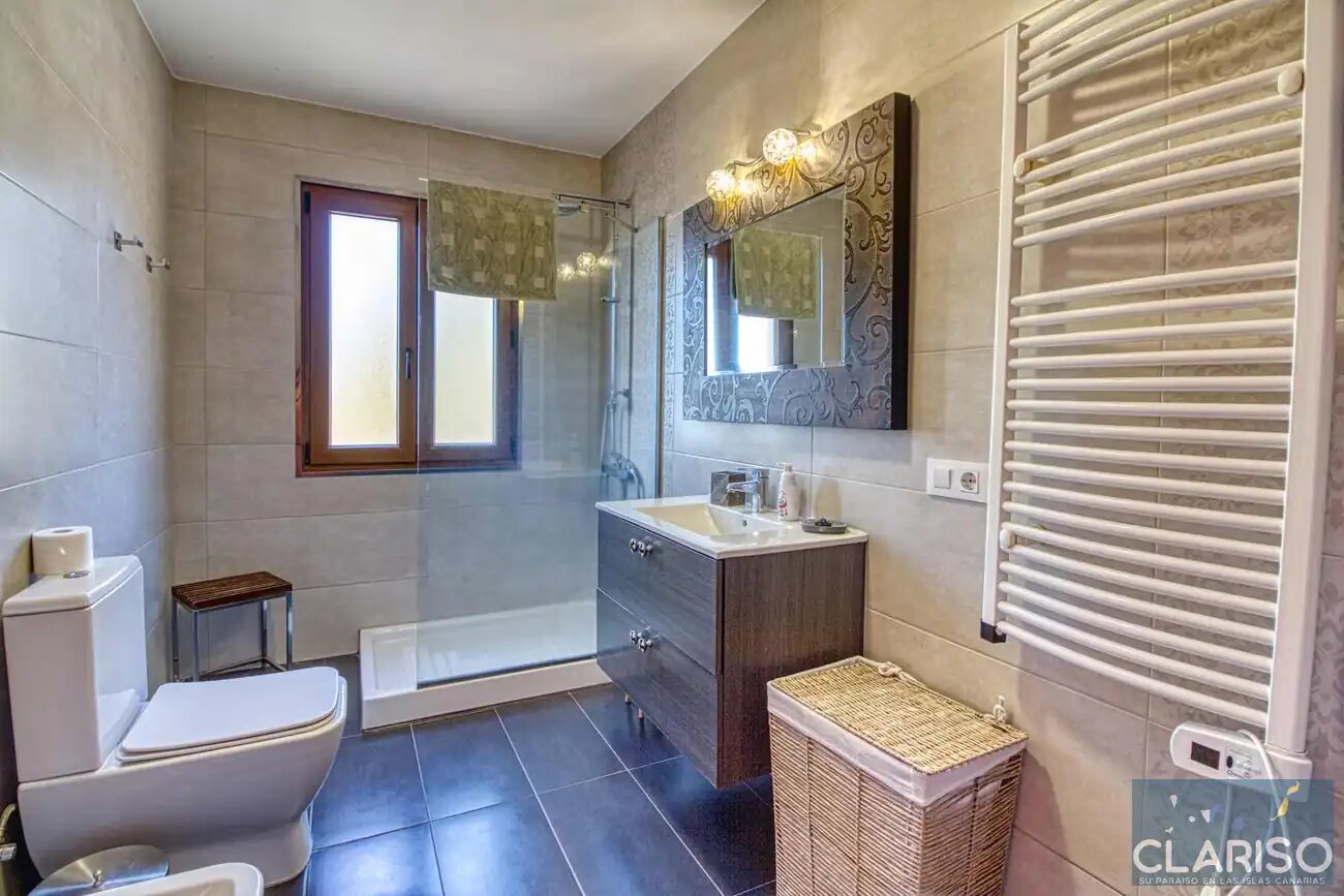 Villa La Hilera: Ferienhaus mit Pool, Sauna und Pinienwald-Lage in El Paso auf La Palma