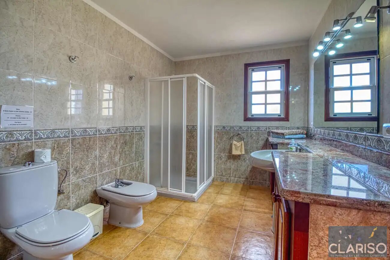 Villa Mar: Familienfreundliches Ferienhaus mit Pool und Obstgarten in Tijarafe auf La Palma