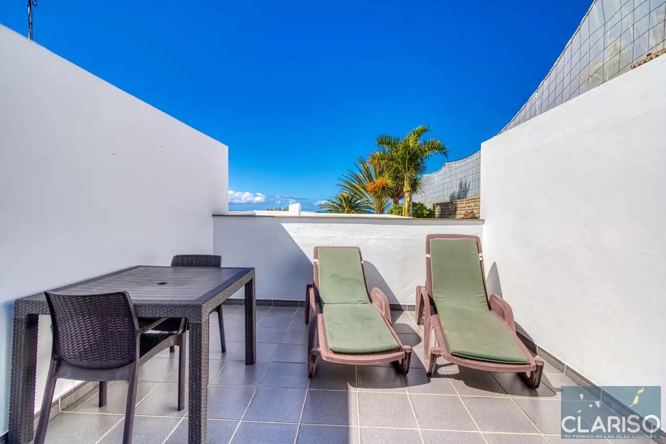 Bungalow Moijama 1: Ferienwohnung mit Sauna und Gemeinschaftspool nahe Puerto Naos auf La Palma