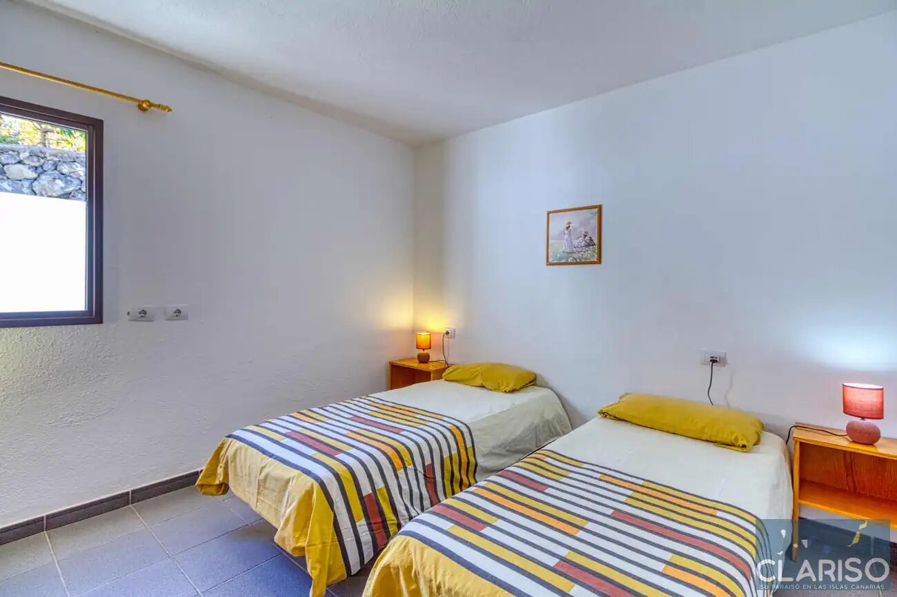 Bungalow Moijama 1: Ferienwohnung mit Sauna und Gemeinschaftspool nahe Puerto Naos auf La Palma