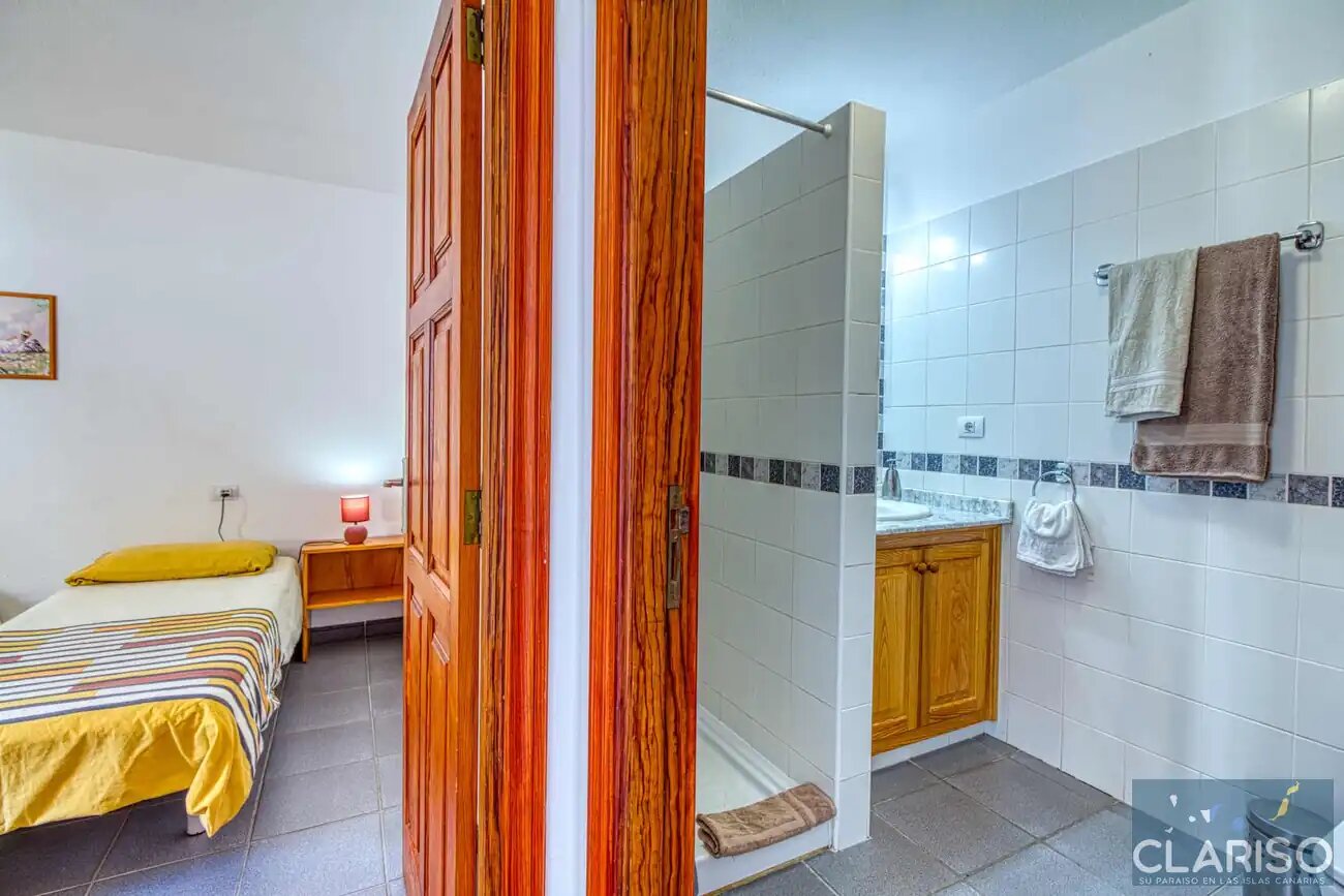 Bungalow Moijama 1: Ferienwohnung mit Sauna und Gemeinschaftspool nahe Puerto Naos auf La Palma