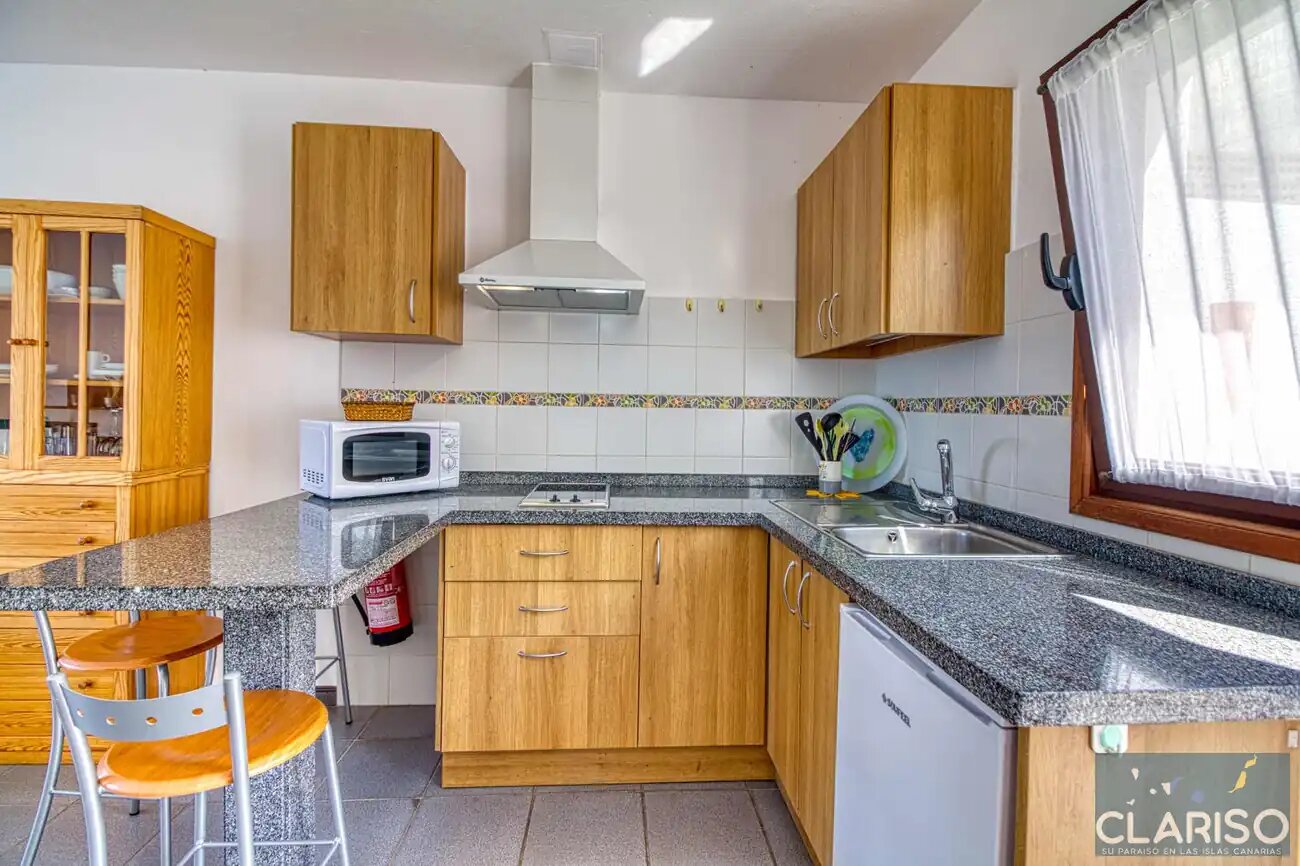 Bungalow Moijama 1: Ferienwohnung mit Sauna und Gemeinschaftspool nahe Puerto Naos auf La Palma