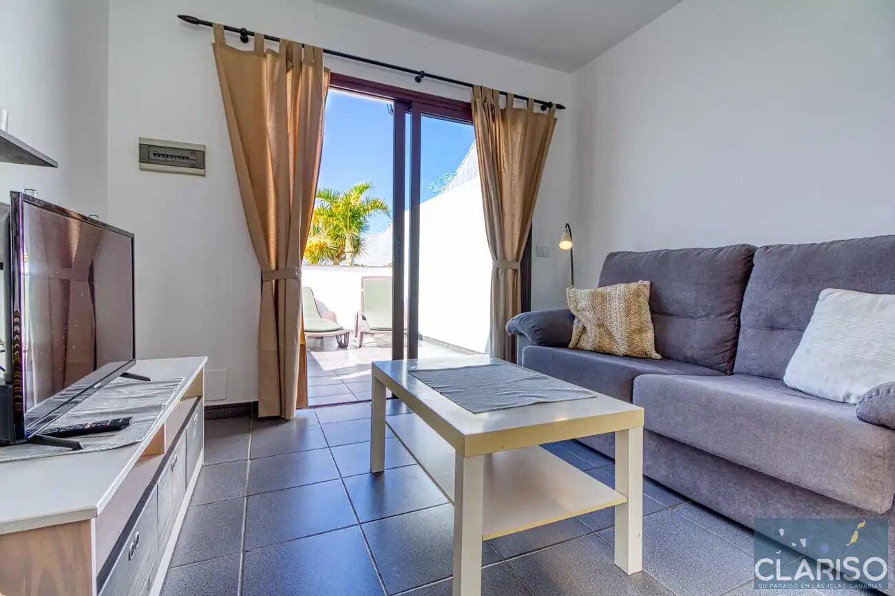 Bungalow Moijama 1: Ferienwohnung mit Sauna und Gemeinschaftspool nahe Puerto Naos auf La Palma