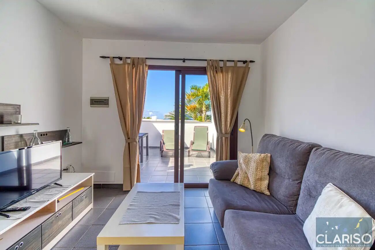 Bungalow Moijama 1: Ferienwohnung mit Sauna und Gemeinschaftspool nahe Puerto Naos auf La Palma