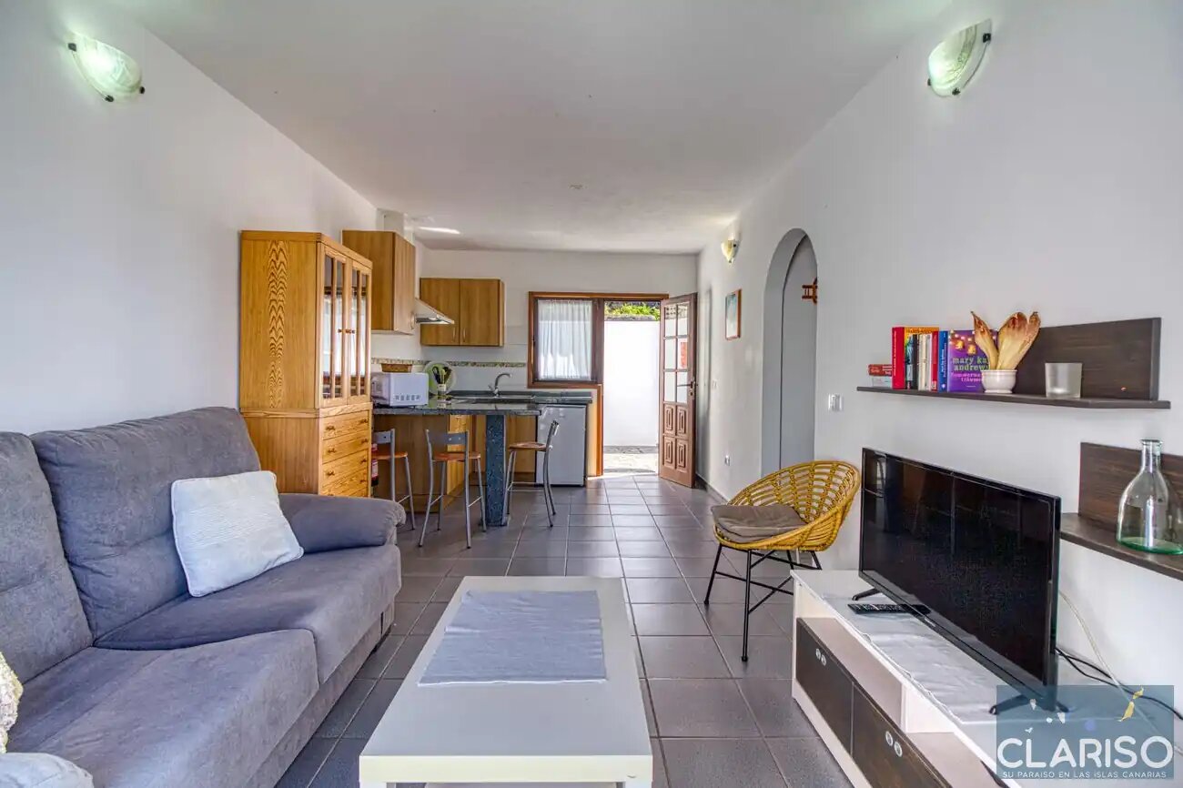 Bungalow Moijama 1: Ferienwohnung mit Sauna und Gemeinschaftspool nahe Puerto Naos auf La Palma