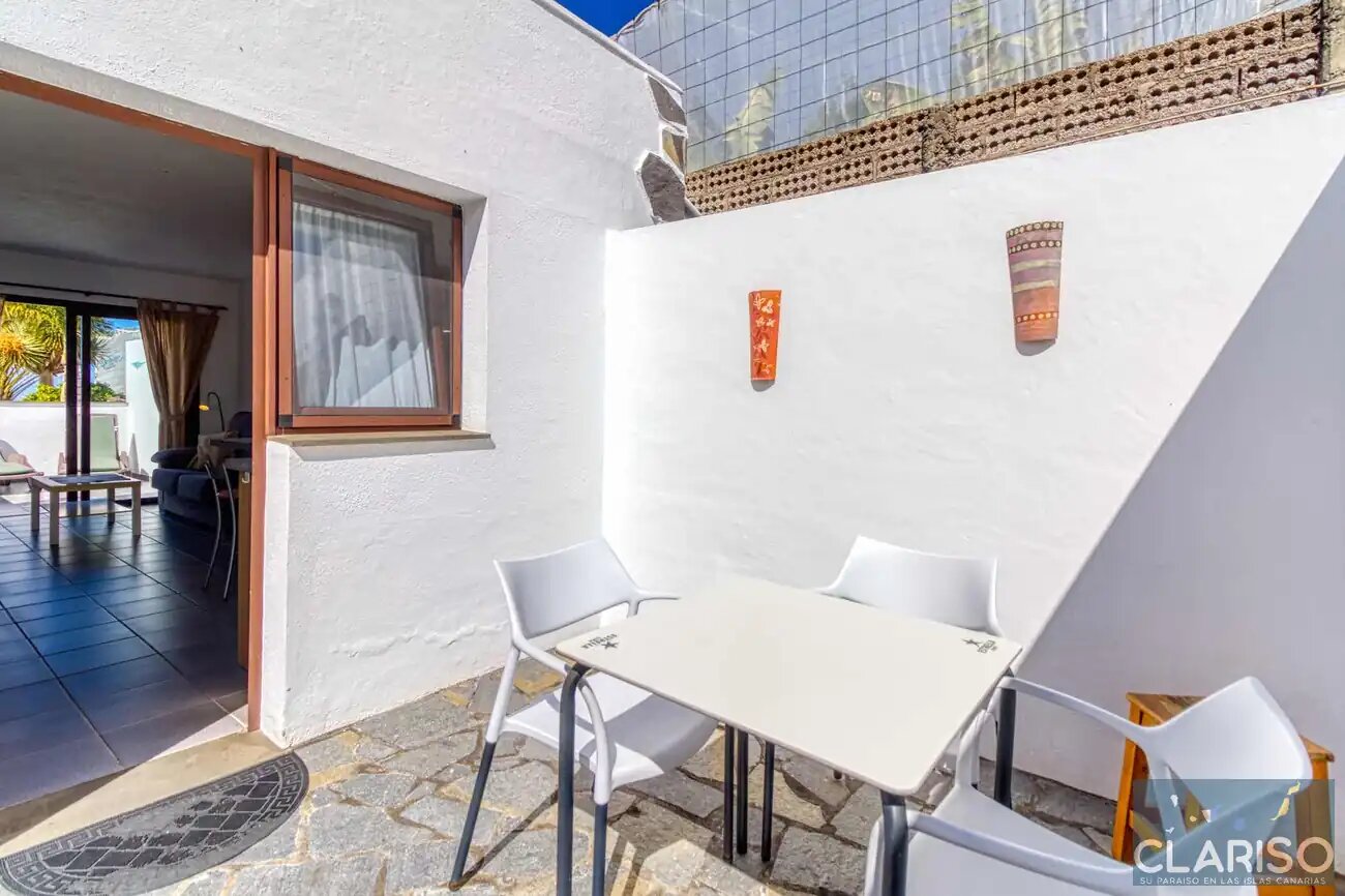 Bungalow Moijama 1: Ferienwohnung mit Sauna und Gemeinschaftspool nahe Puerto Naos auf La Palma