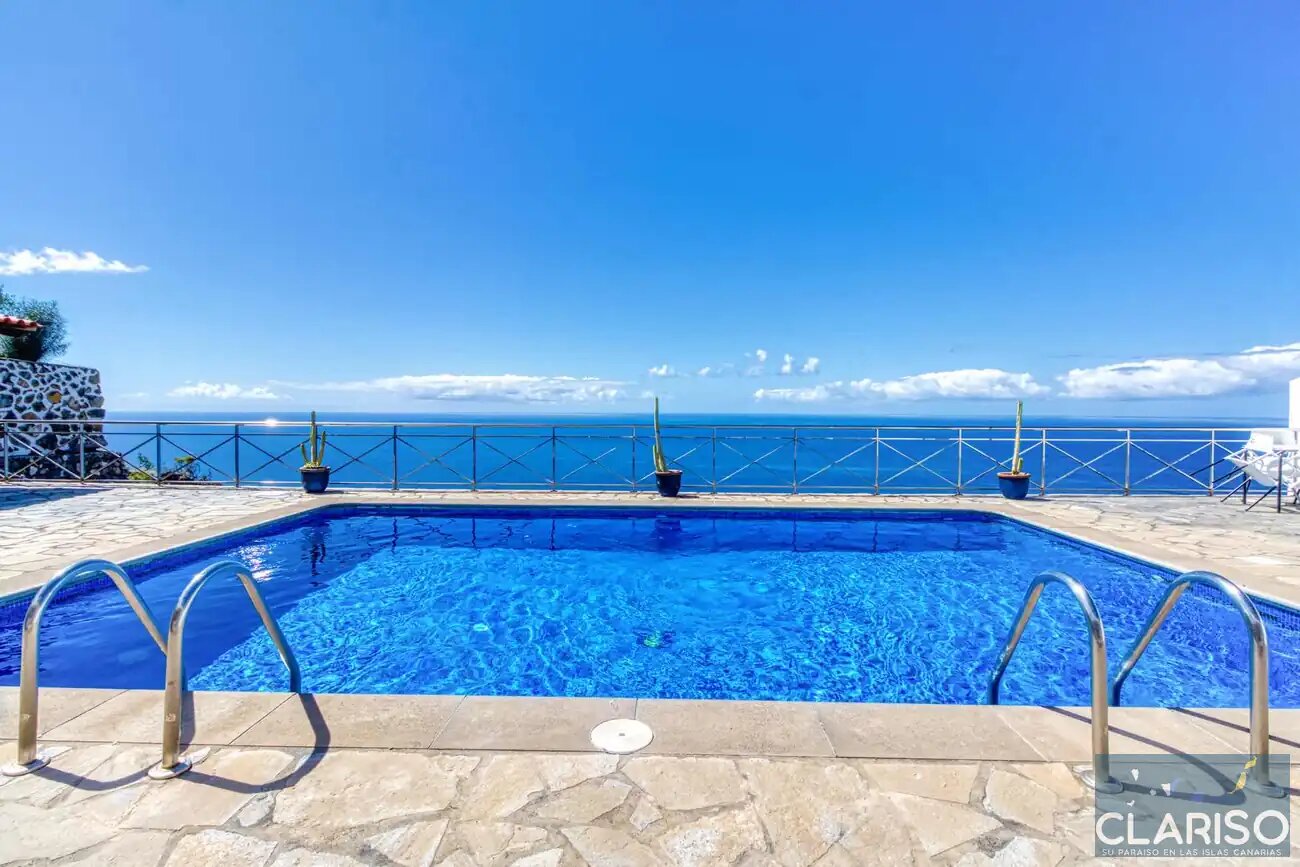 Bungalow Moijama 1: Ferienwohnung mit Sauna und Gemeinschaftspool nahe Puerto Naos auf La Palma