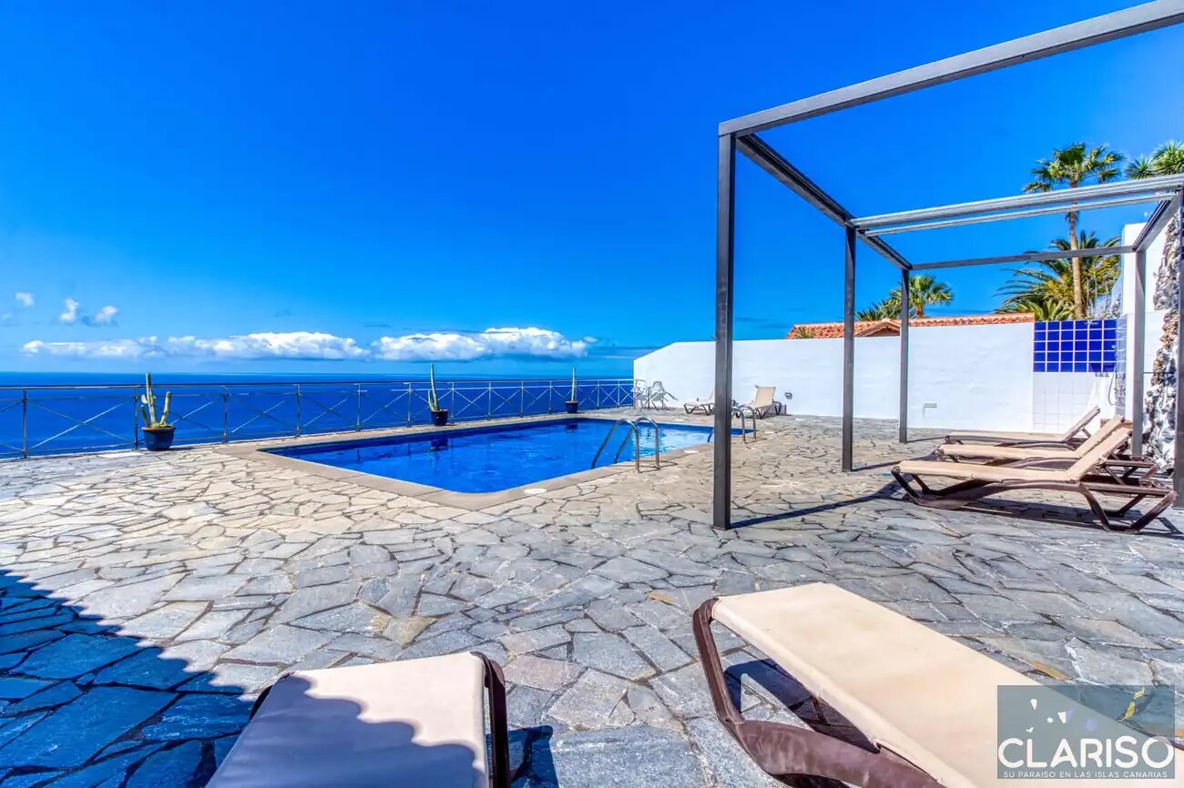 Bungalow Moijama 1: Ferienwohnung mit Sauna und Gemeinschaftspool nahe Puerto Naos auf La Palma