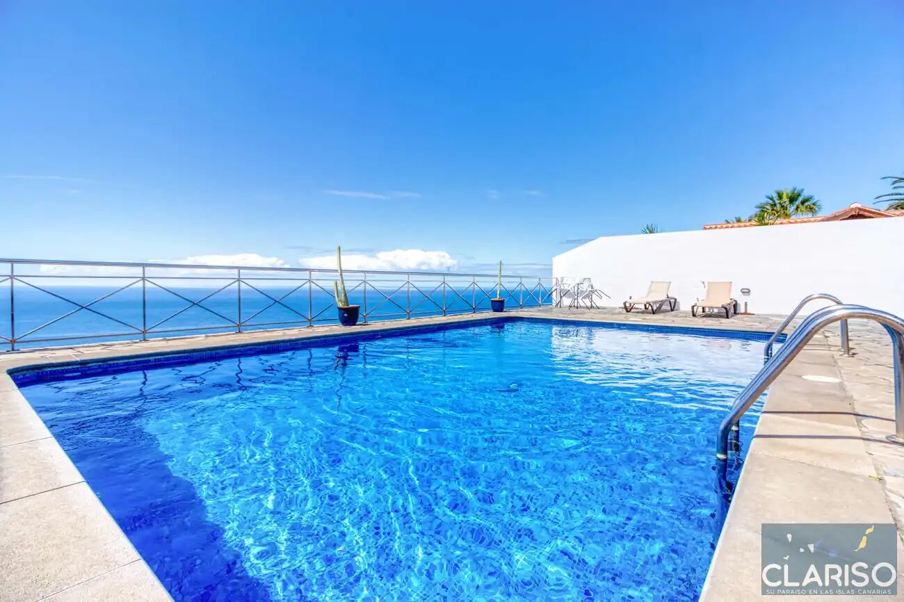 Bungalow Moijama 2: Ferienwohnung mit Meerblick und Sauna nahe Puerto Naos auf La Palma