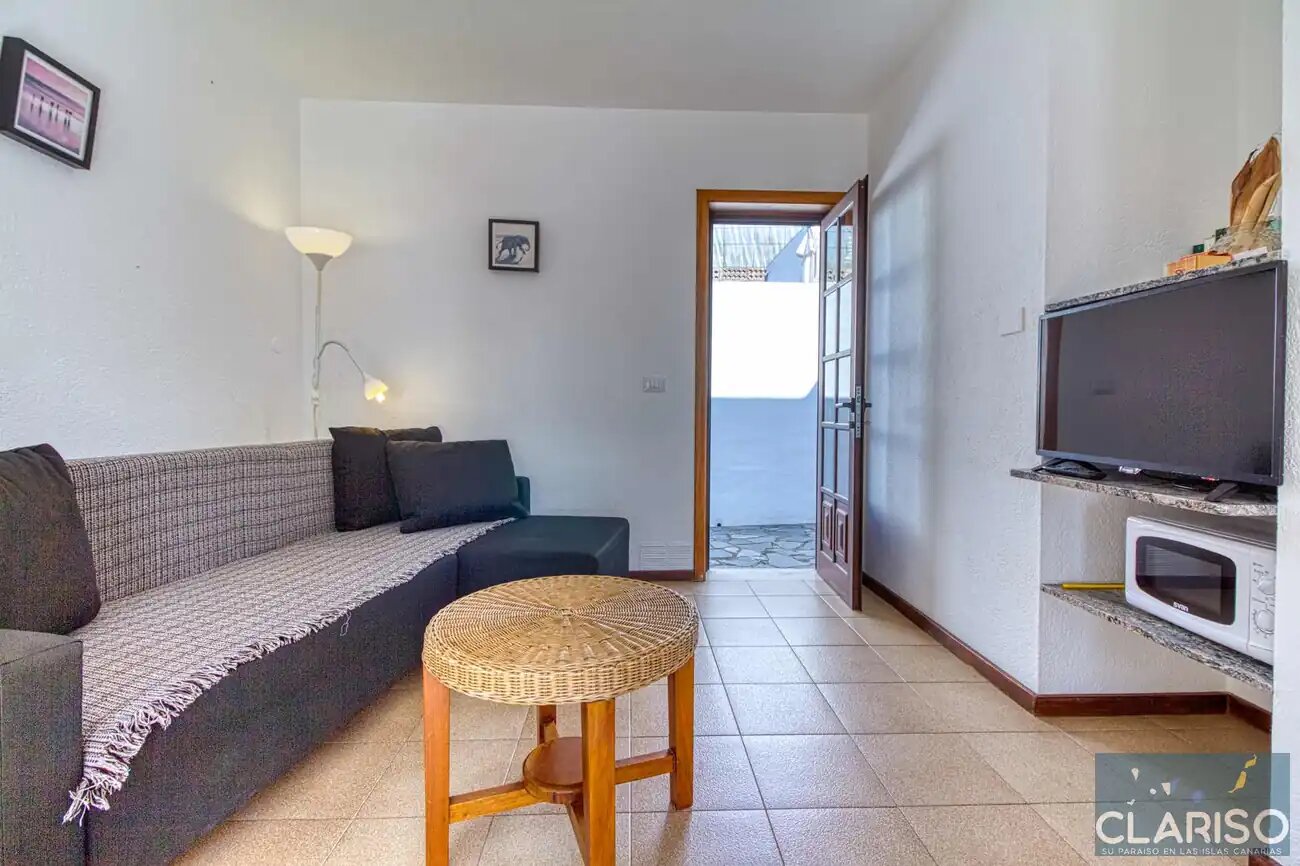 Bungalow Moijama 2: Ferienwohnung mit Meerblick und Sauna nahe Puerto Naos auf La Palma