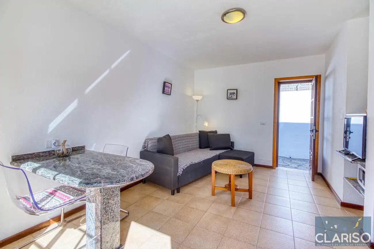 Bungalow Moijama 2: Ferienwohnung mit Meerblick und Sauna nahe Puerto Naos auf La Palma