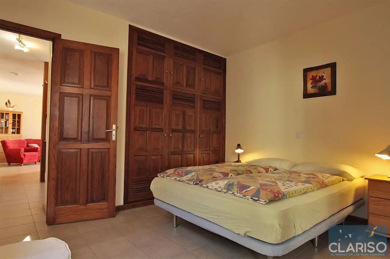 Bungalow Moijama 4: Großzügige Ferienwohnung mit Sauna und Meerblick nahe Puerto Naos auf La Palma