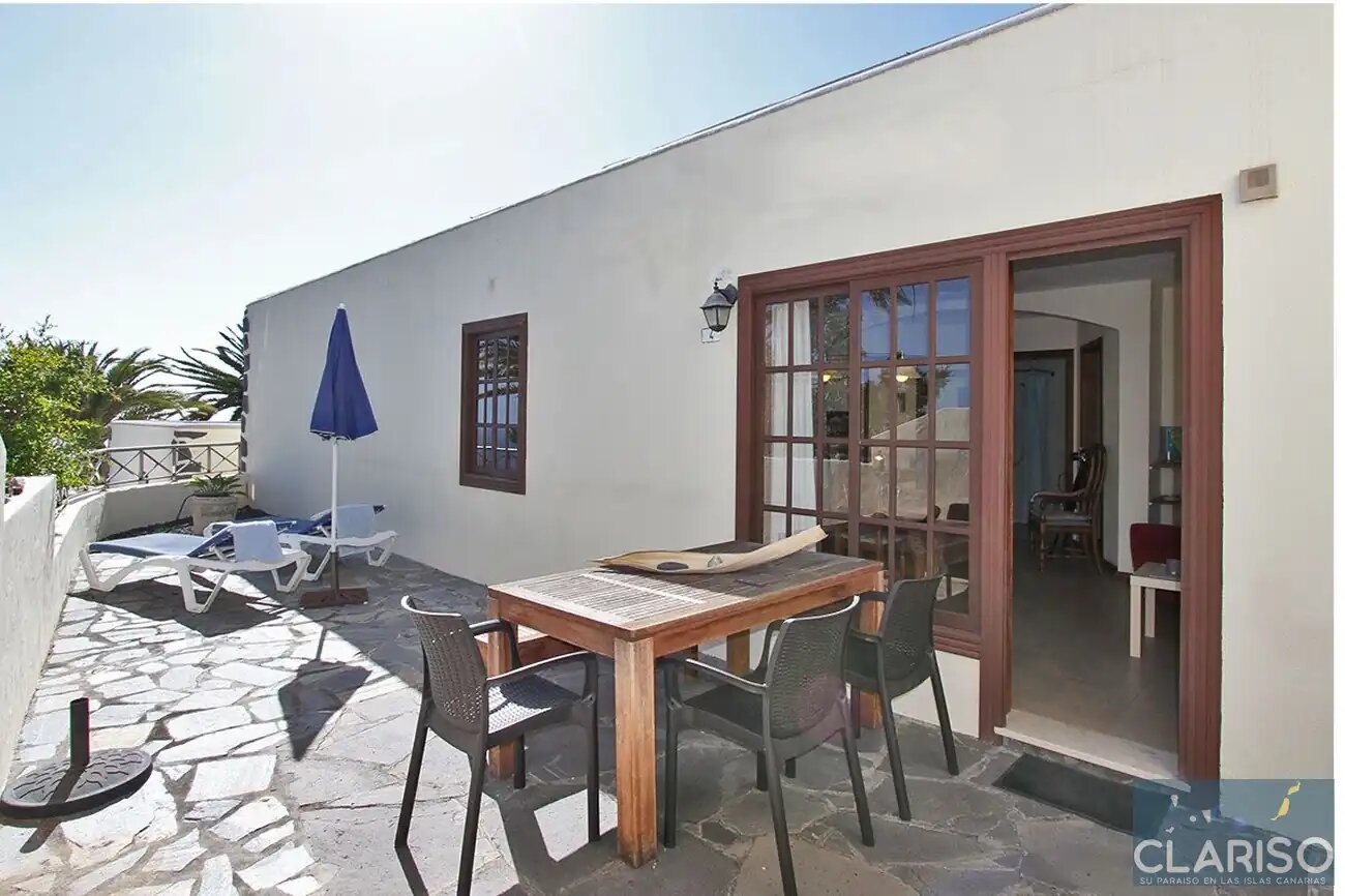 Bungalow Moijama 4: Großzügige Ferienwohnung mit Sauna und Meerblick nahe Puerto Naos auf La Palma