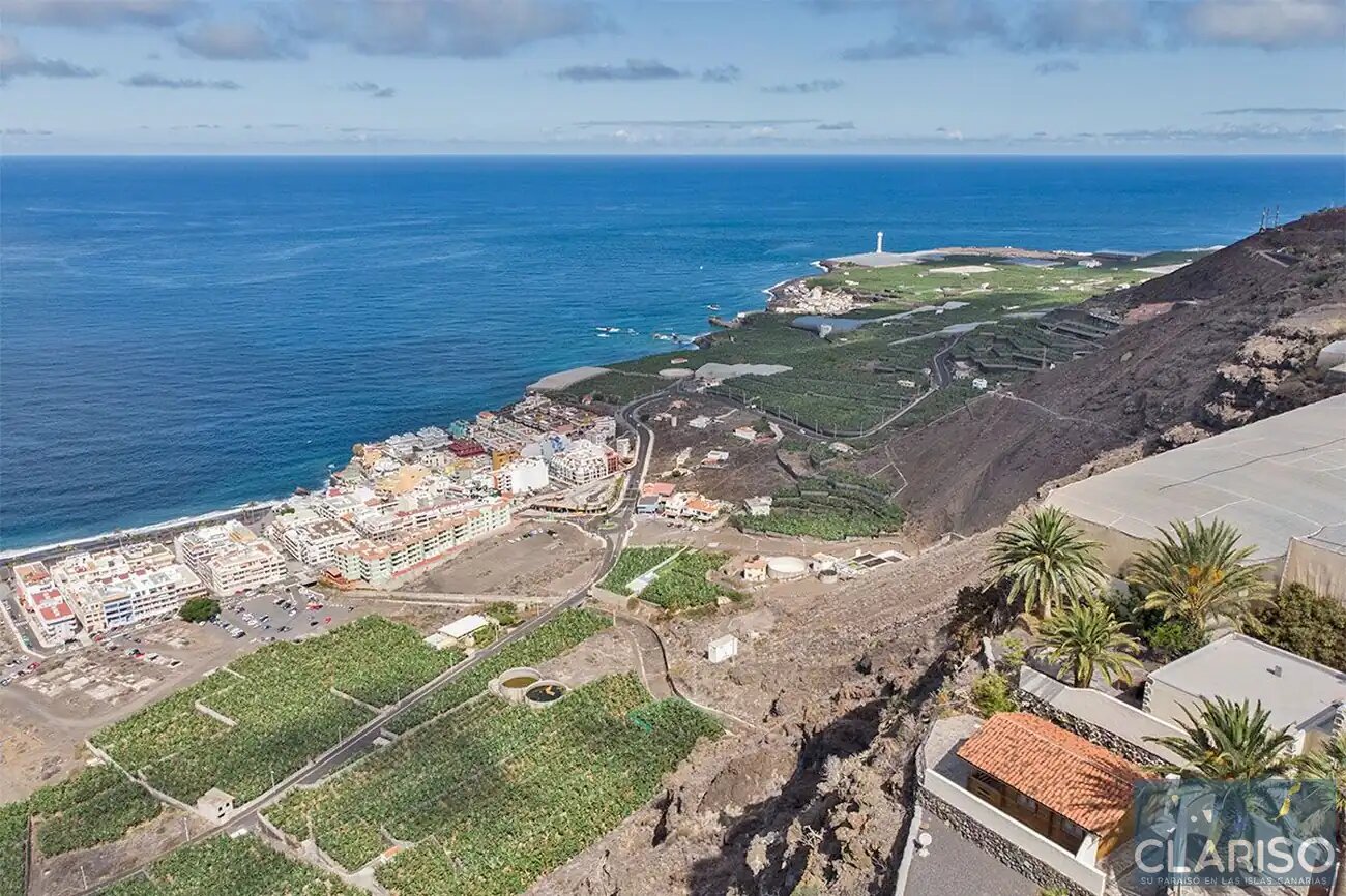 Bungalow Moijama 4: Großzügige Ferienwohnung mit Sauna und Meerblick nahe Puerto Naos auf La Palma
