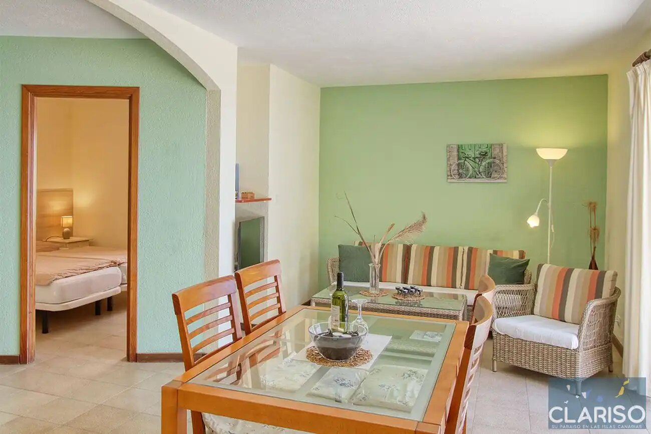 Bungalow Moijama 6: Ferienwohnung mit Sauna und Meerblick nahe Puerto Naos auf La Palma