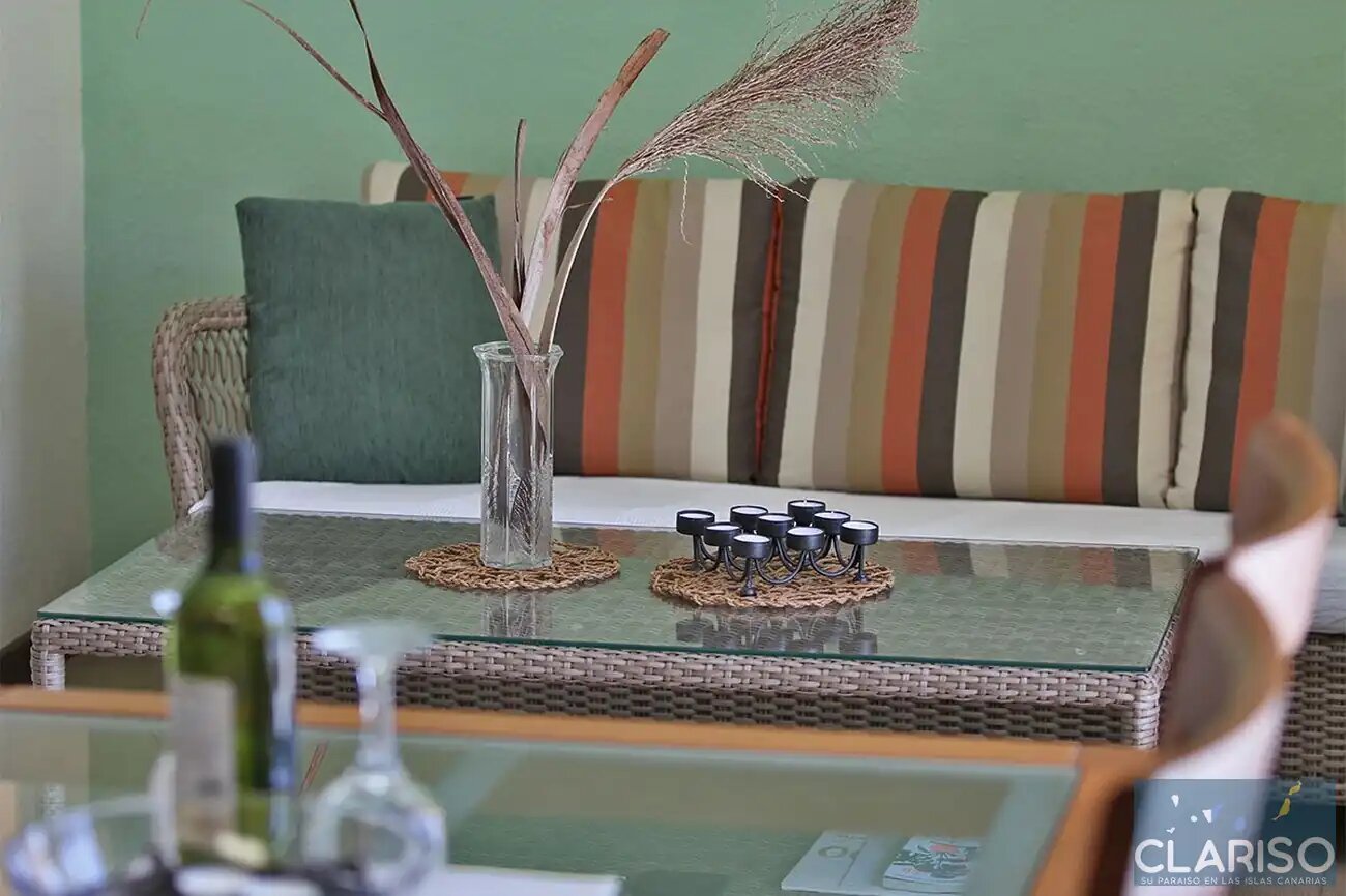 Bungalow Moijama 6: Ferienwohnung mit Sauna und Meerblick nahe Puerto Naos auf La Palma