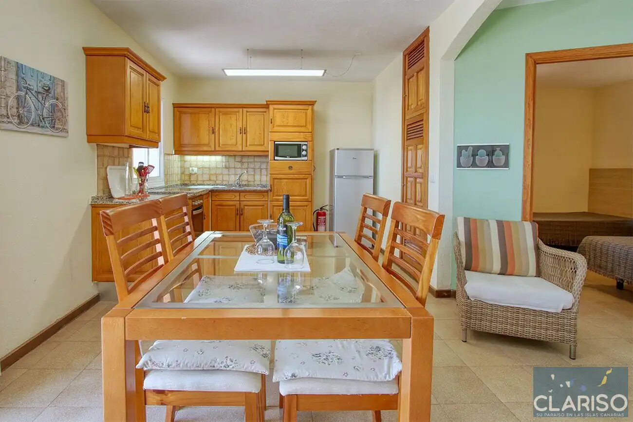 Bungalow Moijama 6: Ferienwohnung mit Sauna und Meerblick nahe Puerto Naos auf La Palma
