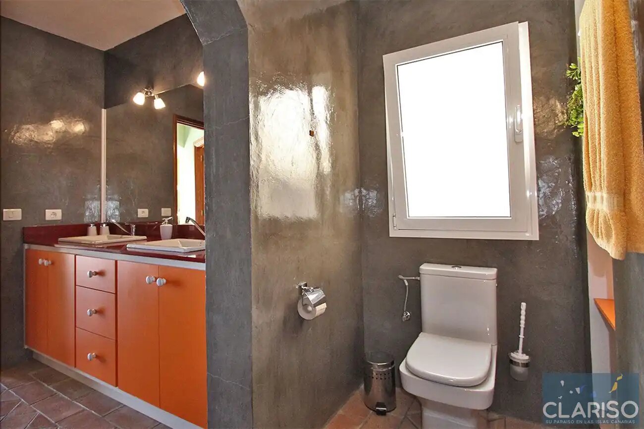 Bungalow Moijama 6: Ferienwohnung mit Sauna und Meerblick nahe Puerto Naos auf La Palma