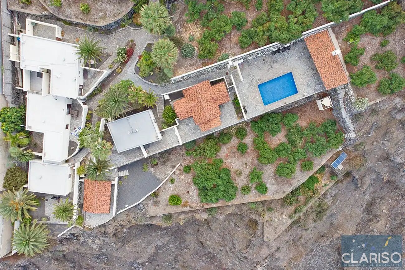Bungalow Moijama 6: Ferienwohnung mit Sauna und Meerblick nahe Puerto Naos auf La Palma