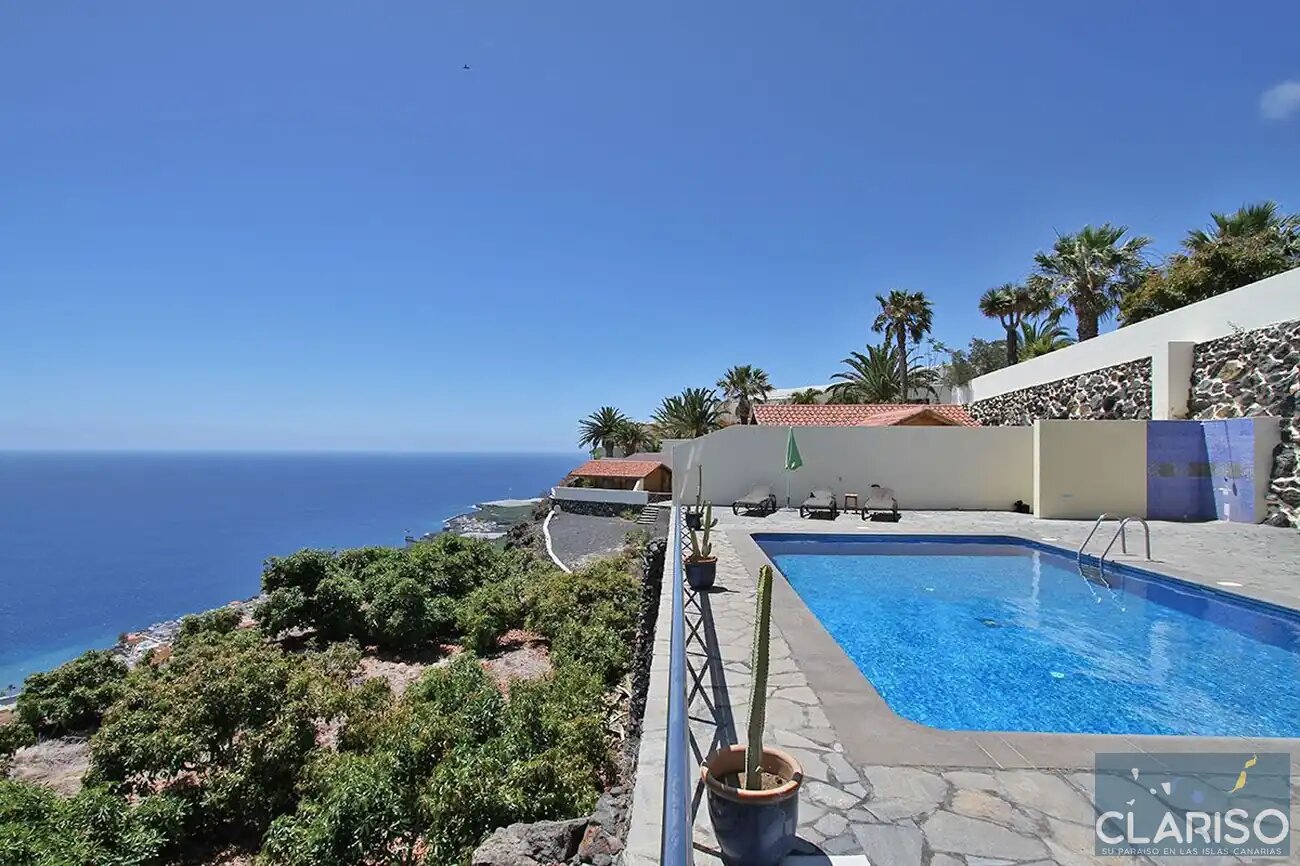 Bungalow Moijama 7: Charmantes Holzhaus mit Sonnenuntergangsblick nahe Puerto Naos auf La Palma