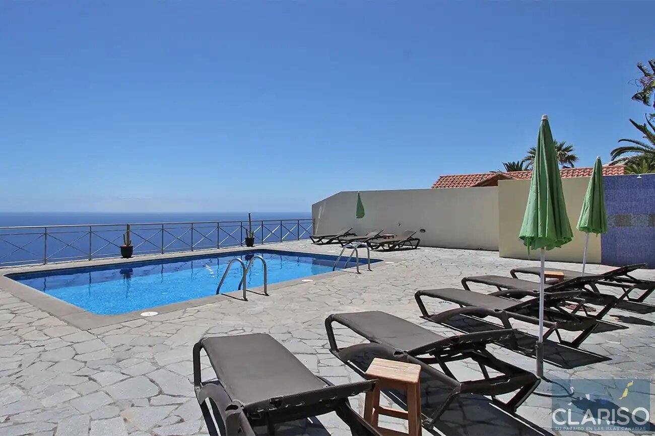 Bungalow Moijama 7: Charmantes Holzhaus mit Sonnenuntergangsblick nahe Puerto Naos auf La Palma