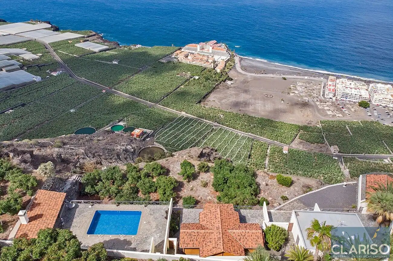 Bungalow Moijama 7: Charmantes Holzhaus mit Sonnenuntergangsblick nahe Puerto Naos auf La Palma