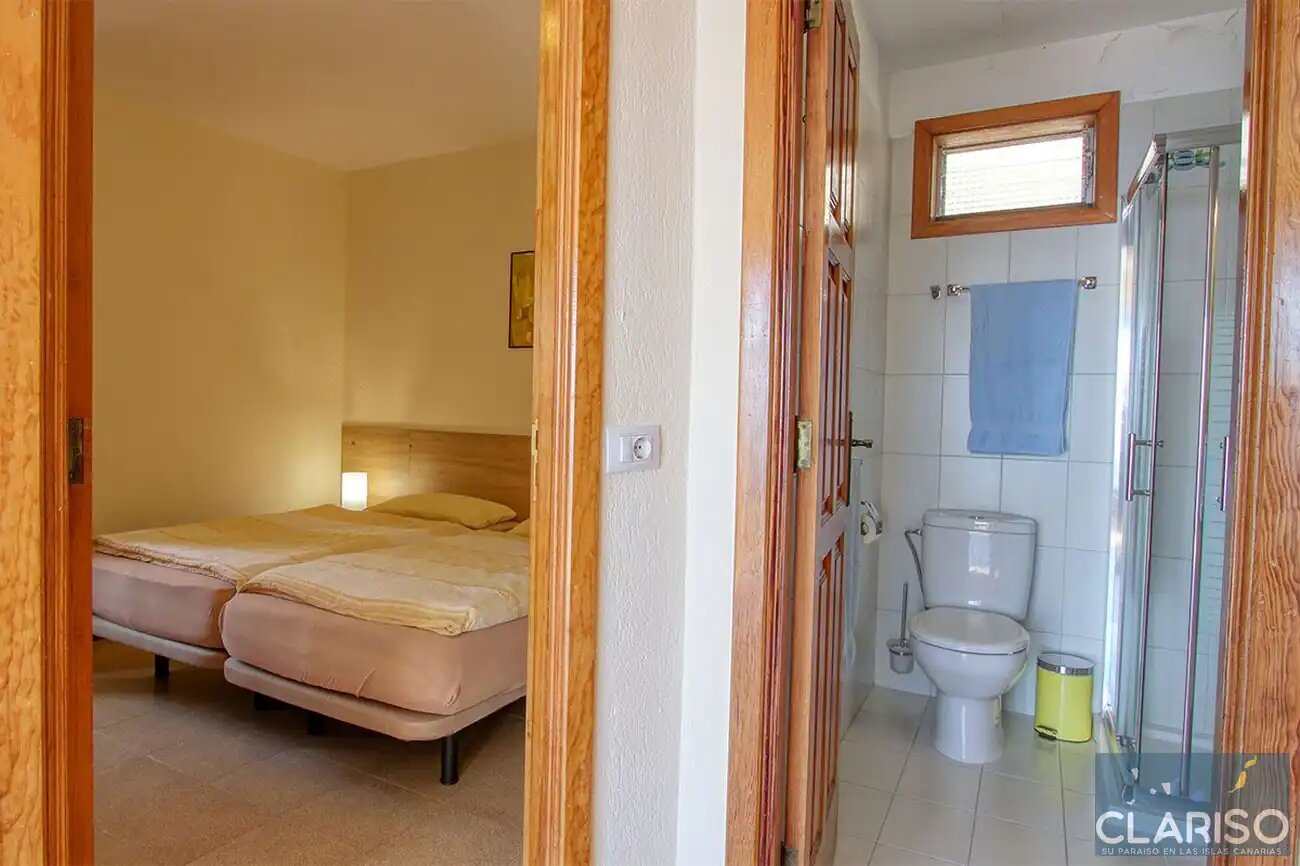 Bungalow Moijama 8: Ferienwohnung mit Sonnenuntergangsblick nahe Puerto Naos auf La Palma