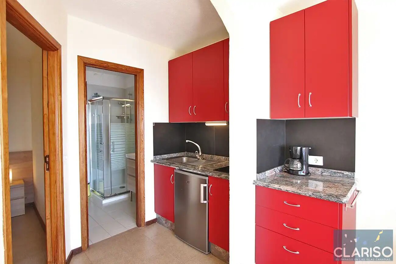 Bungalow Moijama 8: Ferienwohnung mit Sonnenuntergangsblick nahe Puerto Naos auf La Palma