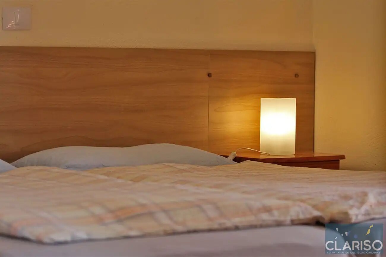 Bungalow Moijama 10: Ferienwohnung mit Sonnenuntergangsblick und Sauna nahe Puerto Naos auf La Palma