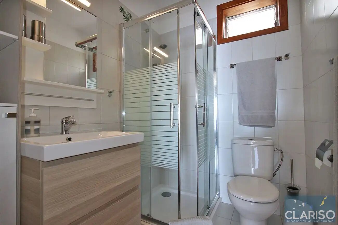 Bungalow Moijama 10: Ferienwohnung mit Sonnenuntergangsblick und Sauna nahe Puerto Naos auf La Palma