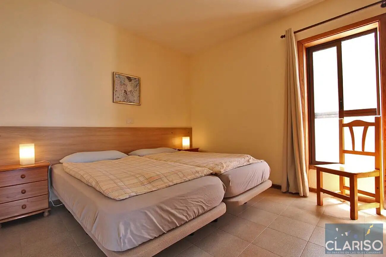 Bungalow Moijama 10: Ferienwohnung mit Sonnenuntergangsblick und Sauna nahe Puerto Naos auf La Palma