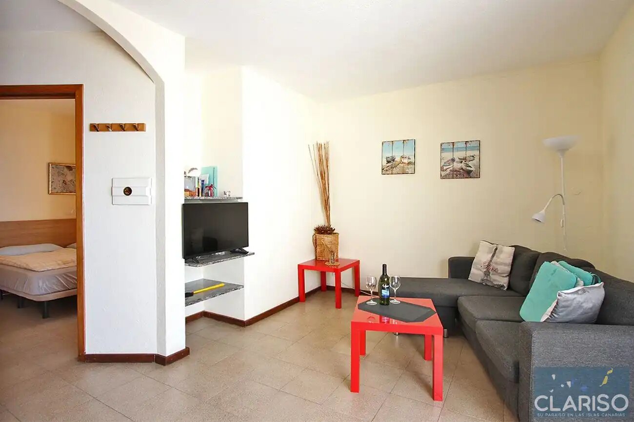 Bungalow Moijama 10: Ferienwohnung mit Sonnenuntergangsblick und Sauna nahe Puerto Naos auf La Palma