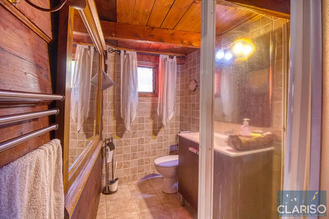 Casa El Retiro: Kanarisches Ferienhaus mit Bio-Garten und Pool in Tijarafe auf La Palma