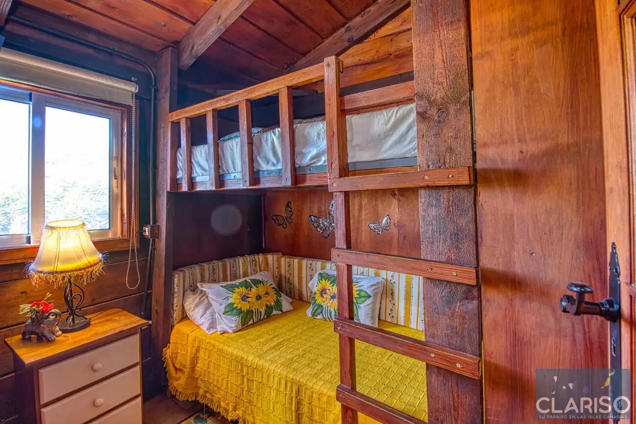 Casa El Retiro: Kanarisches Ferienhaus mit Bio-Garten und Pool in Tijarafe auf La Palma