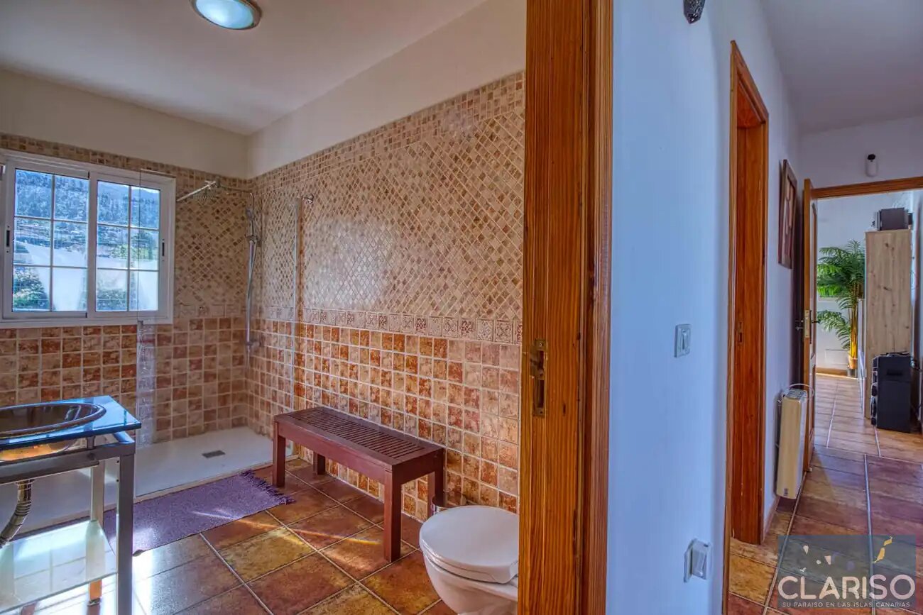 Villa Tamanca: Ferienhaus mit Pool, Sauna und Blick auf den Vulkan Tajogaite in El Paso auf La Palma
