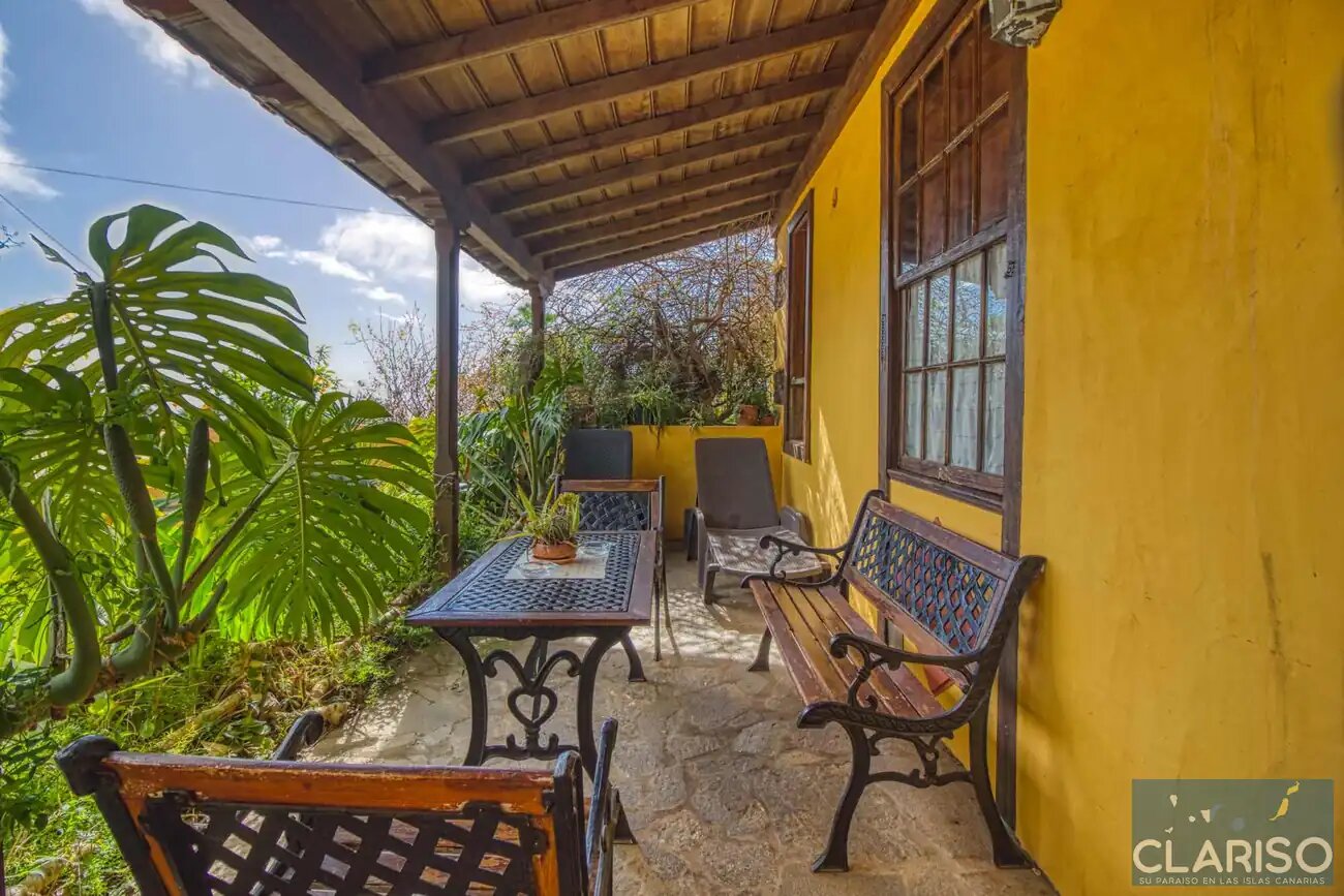 Casa Los Marantes 3: Ferienhaus mit Kamin und großzügigem Wohnbereich auf 812 m in Puntagorda auf La Palma